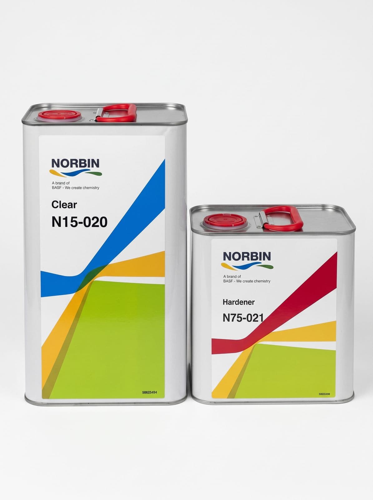 NORBIN 15-020 Лак 2К HS прозрачный универсальный 5л + Отвердитель HS 75-021 2,5л
