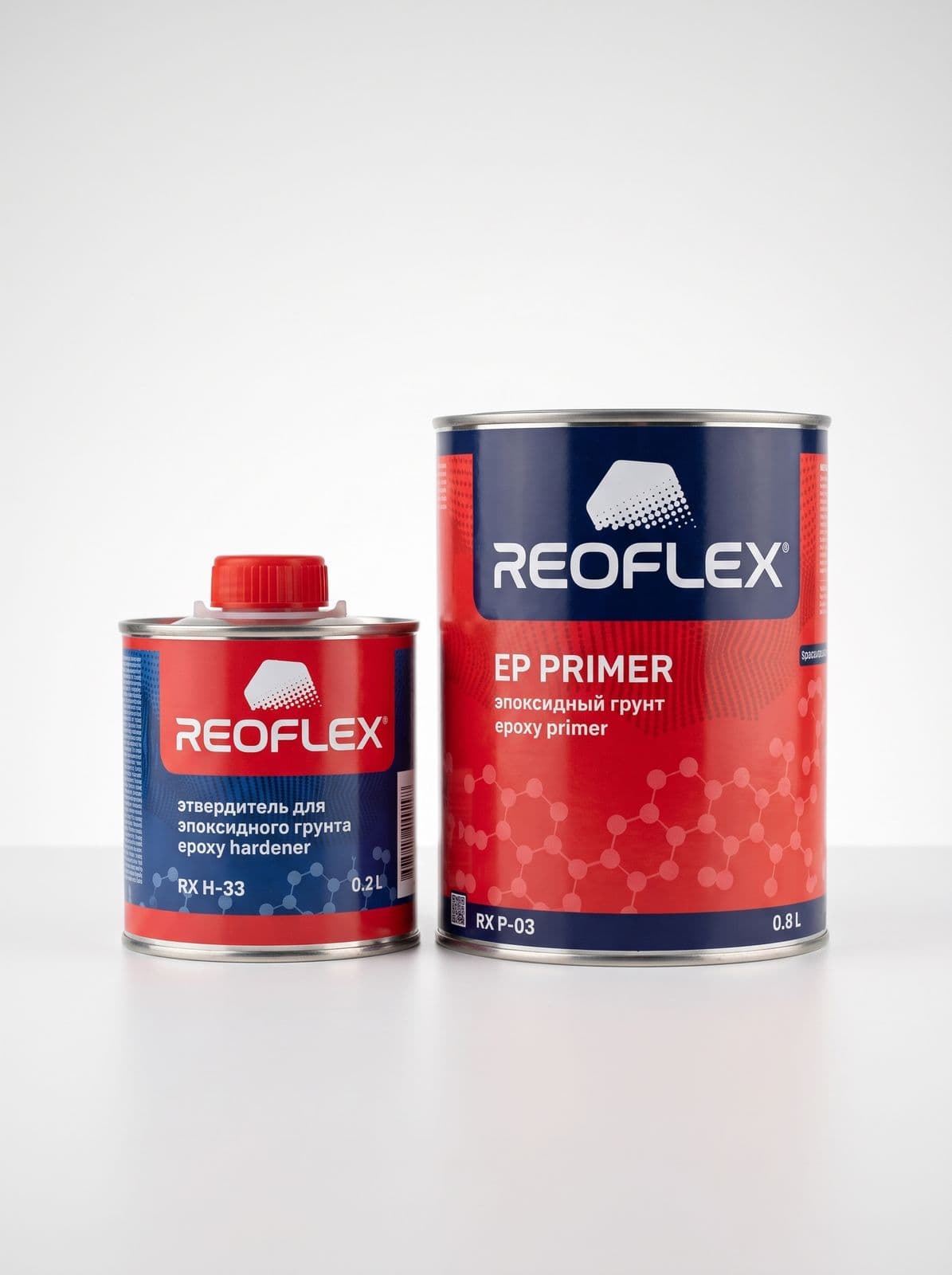 REOFLEX Грунт эпоксидный 2К Epoxy Primer RX, 0,8 + 0,2л