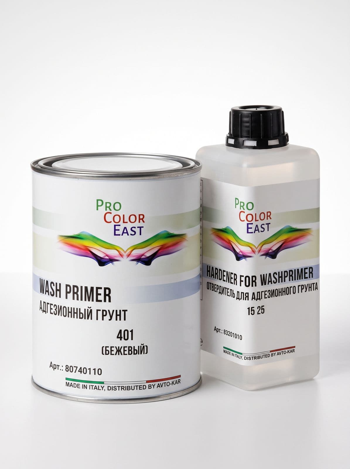 ProColorEast 2К Адгезионный грунт 401 (Бежевый) 1:1, 1л + отв.1л
