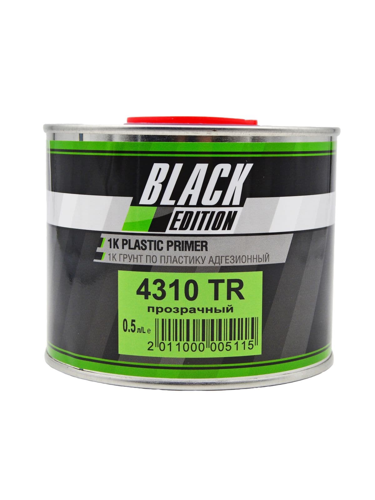 BE 4310 TR 0,5л 1K PLASTIC PRIMER Грунт для пласт (прозр) Black Edition MAXTOR