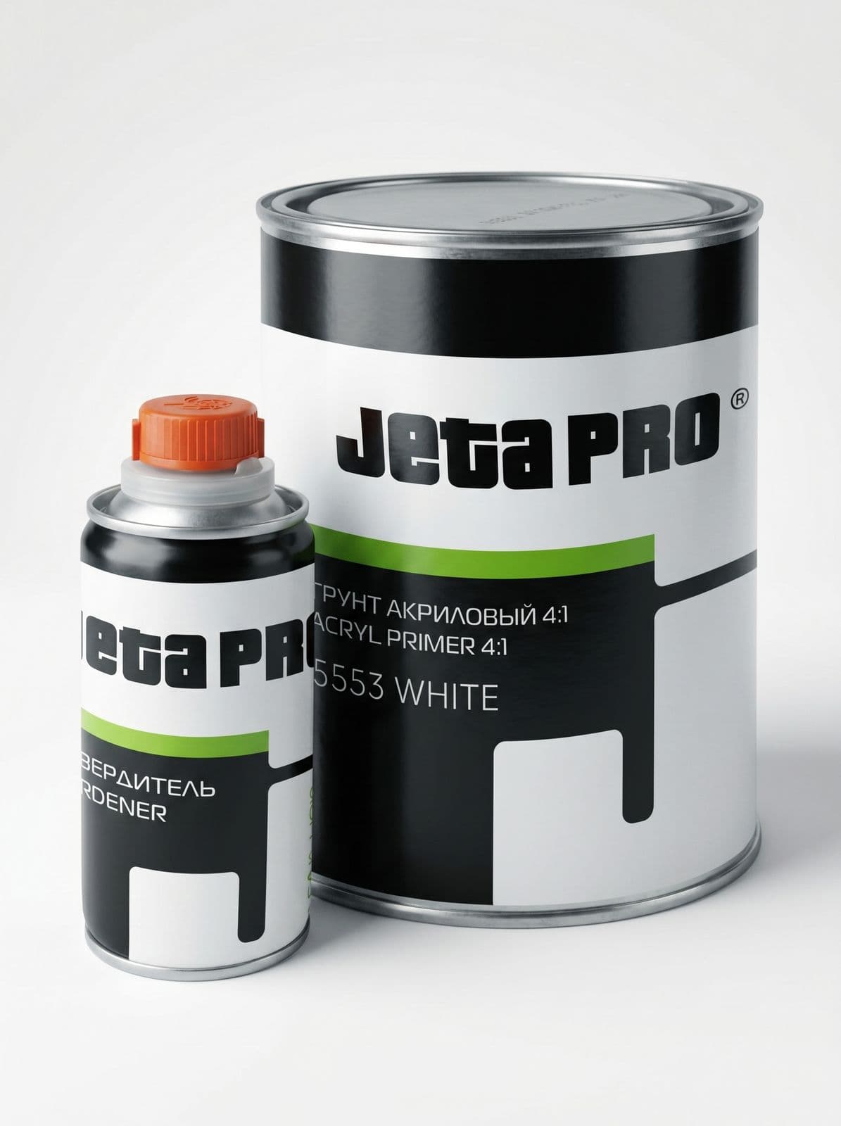 JETA PRO 5553 Грунт акриловый 4:1 0,8 л + отв. 0,2 л (Белый)