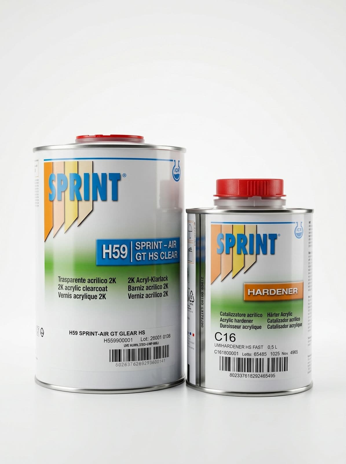 SPRINT H59 Лак акриловый 2К HS FAST,1л + отв. 0,5л