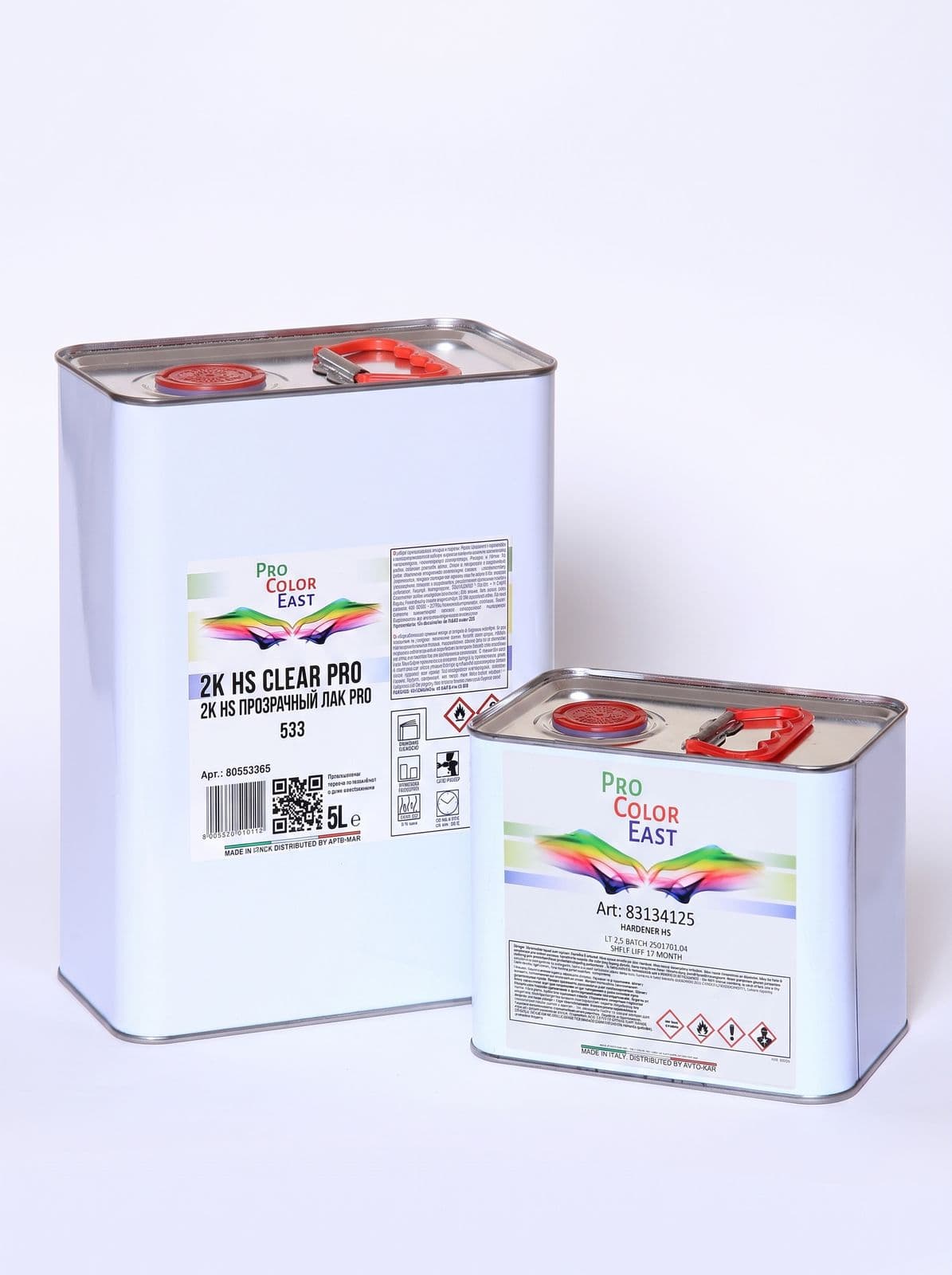 ProColorEast 2К HS Прозрачный Лак 533 "PRO" NEW + Отв. 15 25 (стандартный), 5л+2,5л