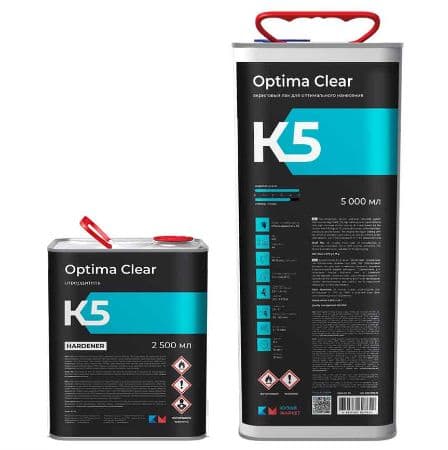 K5 Optima Лак (5000+2500мл) в компл. с отвердителем
