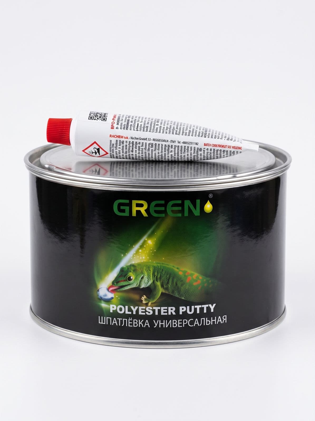 GREEN Шпатлевка УНИВЕРСАЛЬНАЯ (POLYESTER PUTTY) 1.8 кг
