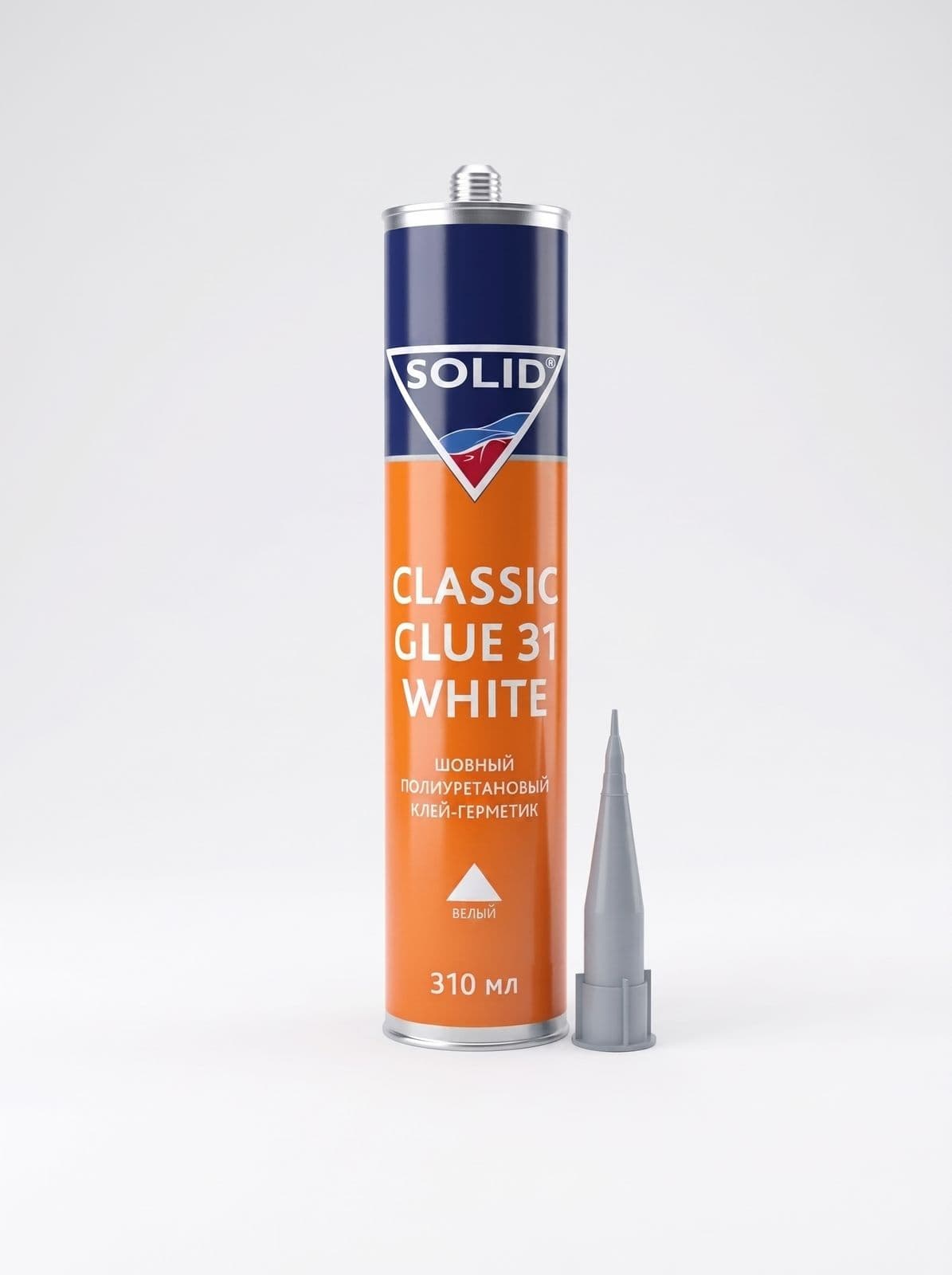 SOLID 31 Клей-герметик шовный полиуретановый CLASSIC GLUE, 310 мл (Белый)