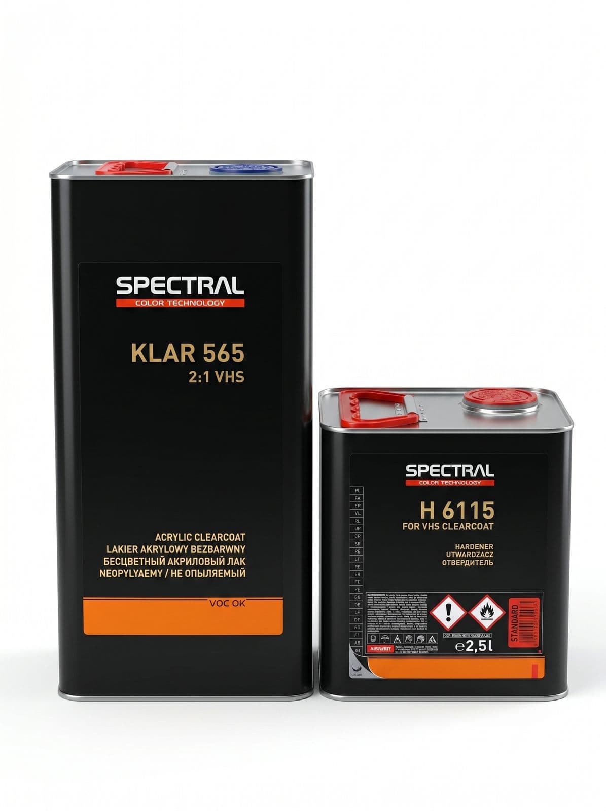 SPECTRAL 565 Лак бесцветный 2:1 VHS, 5л + 2,5л