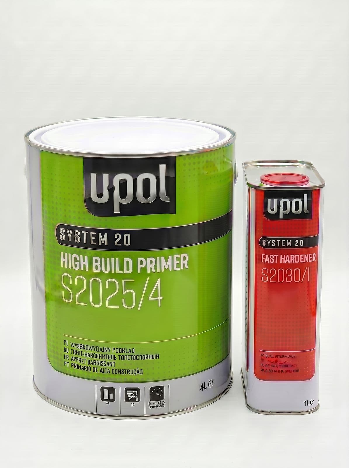 U-POL UHS Грунт наполнитель (4л + 1л) + отвердитель (Белый)