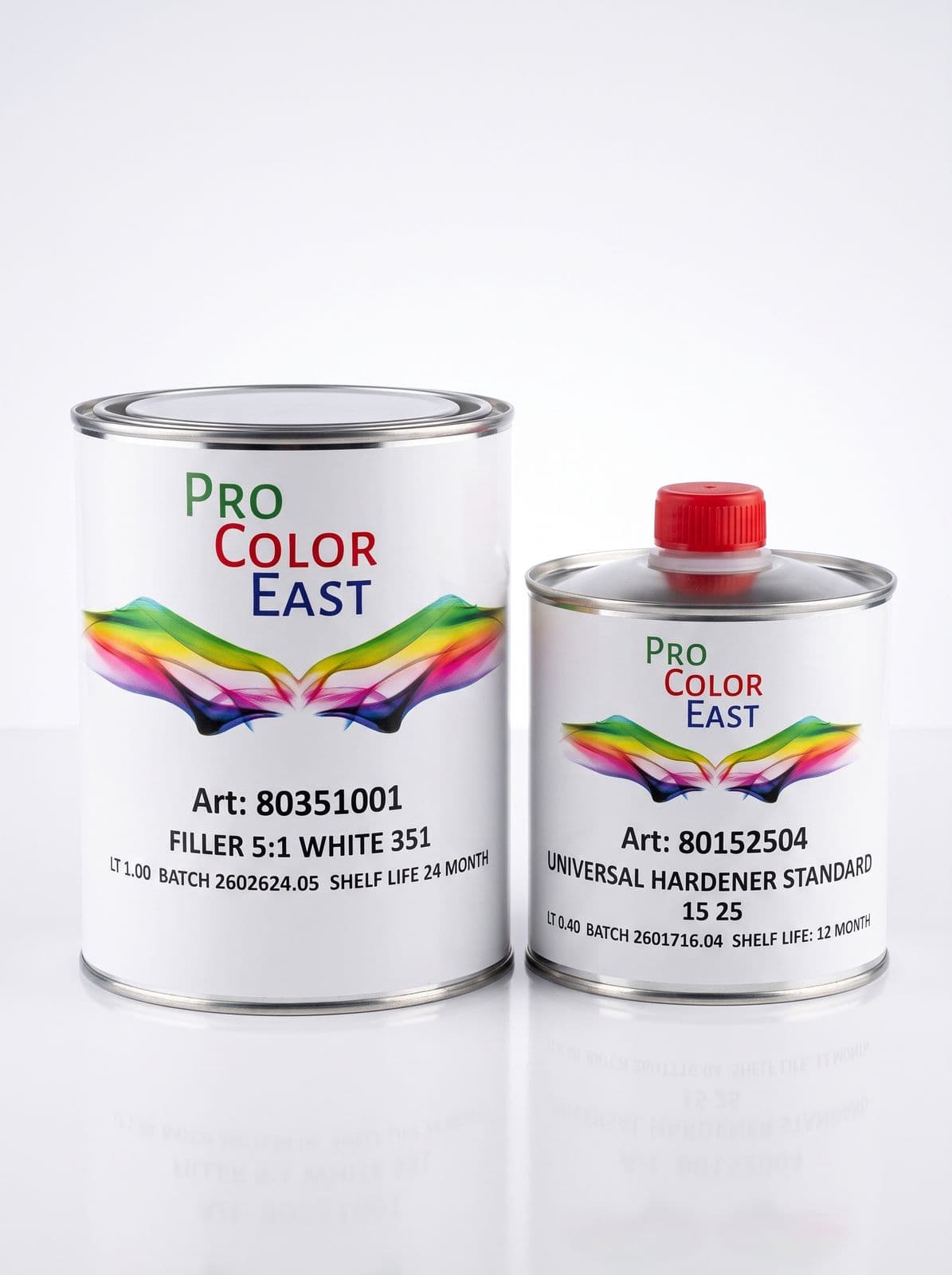 ProColorEast 2K Грунт-наполнитель 351 5:1 1л+ отв 15 25 0,2л (Белый)