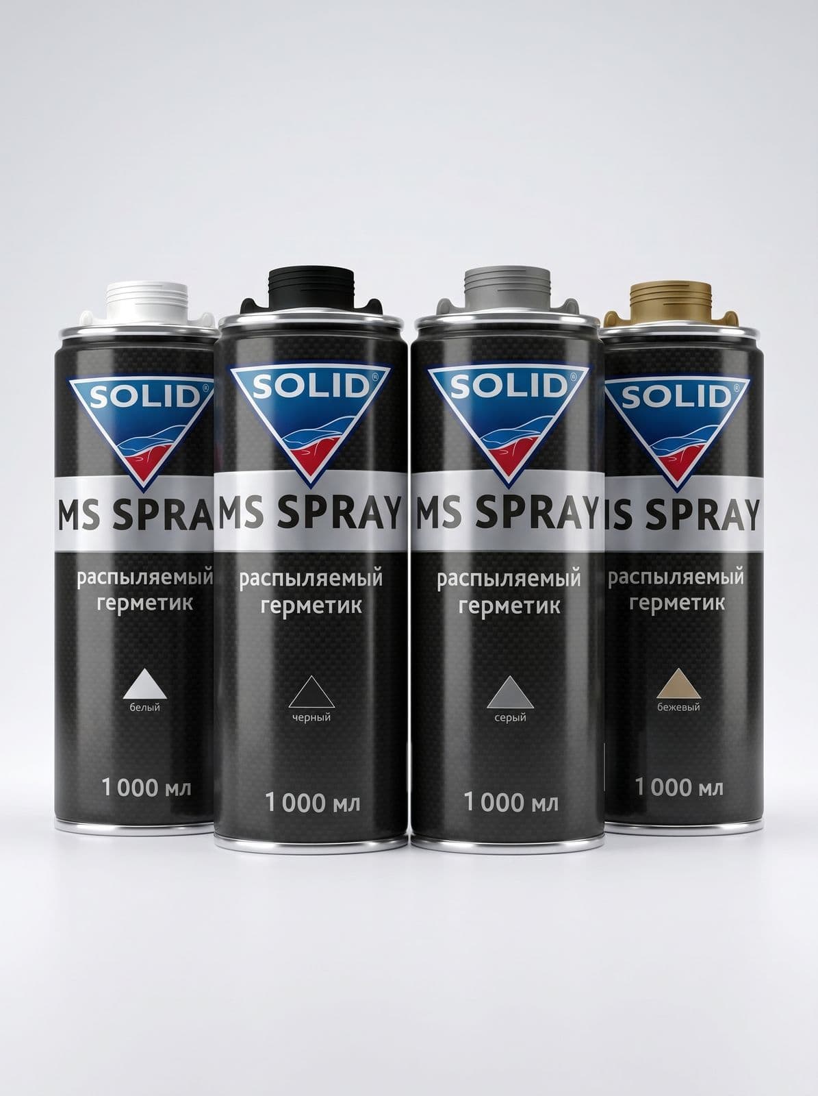 SOLID PROF MS SPRAY Герметик распыляемый (евробаллон) 1000 мл (Бежевый)