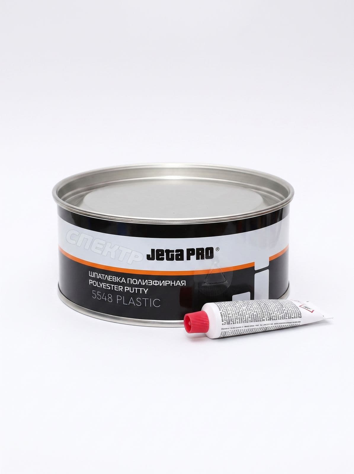 JETA PRO 5548 Шпатлевка полиэфирная для пластика черная PLASTIC 1кг