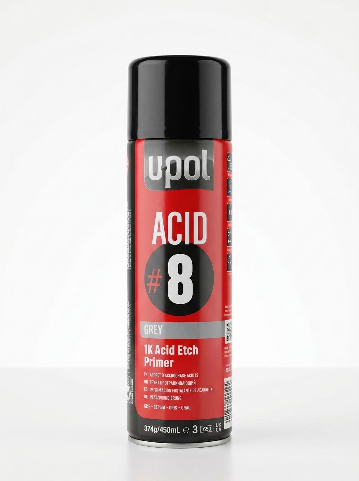 U-POL ACID/AL #8 Грунт протравливающий аэрозоль 450мл