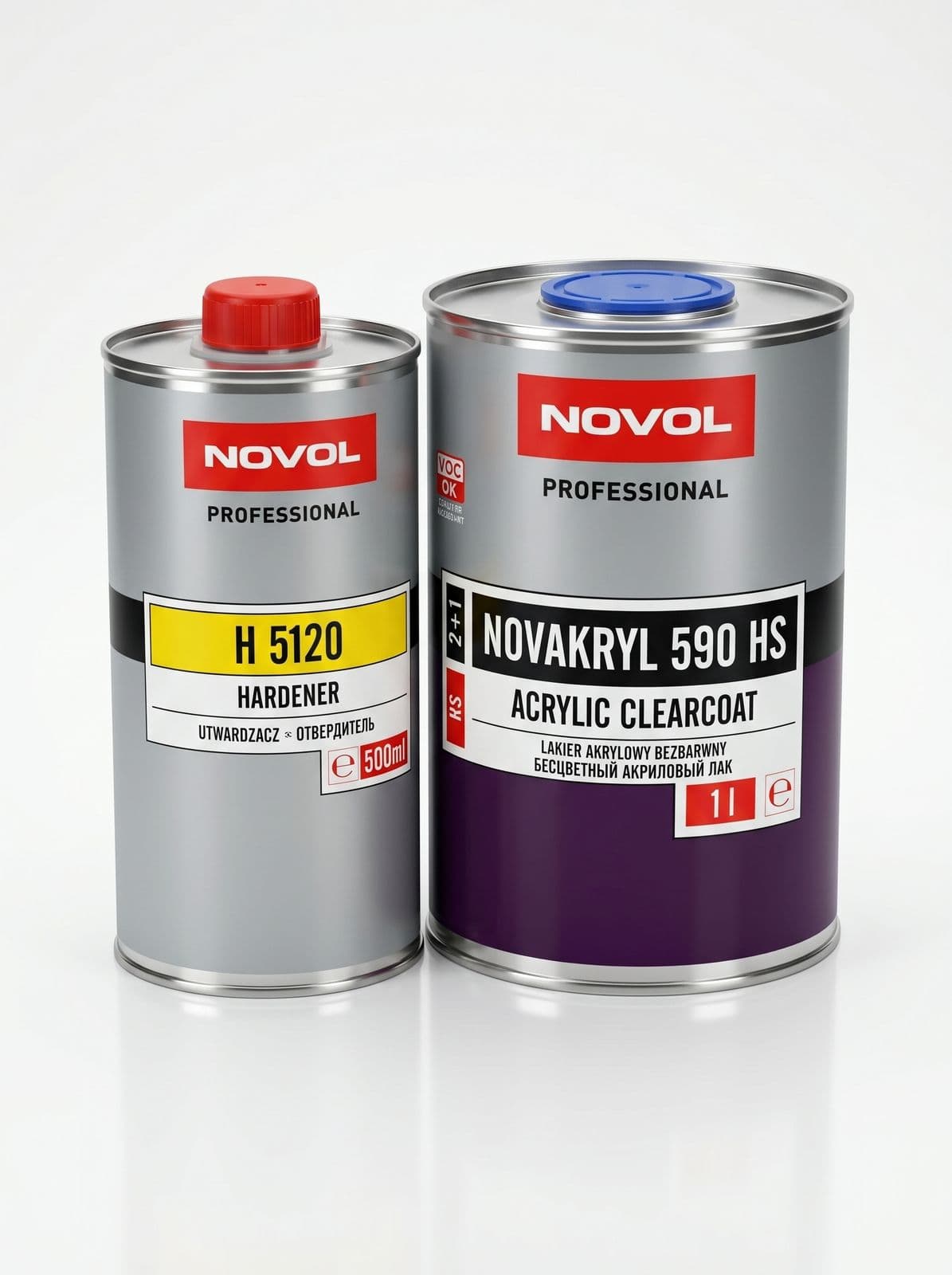 NOVOL 590 Лак NOVAKRYL HS 1л + 0,5л