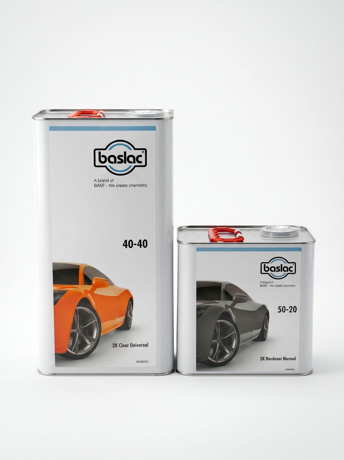 BASLAC 40-40 Лак 2К HS прозрачный 5л + 2,5л