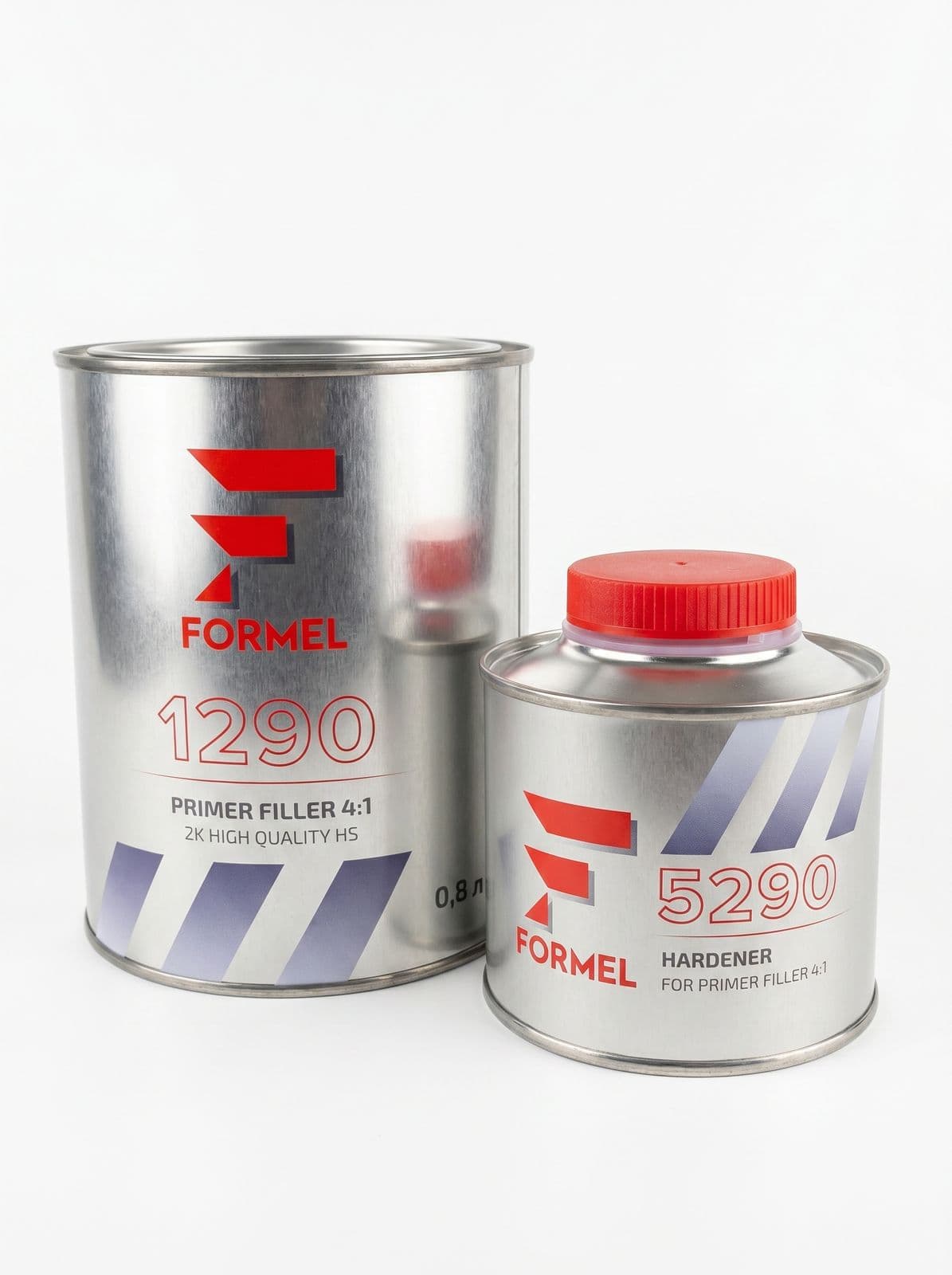FORMEL Грунт 1290 HIGH QUALITY HS 4:1 2K 0,8 л + отвердитель 0,2л