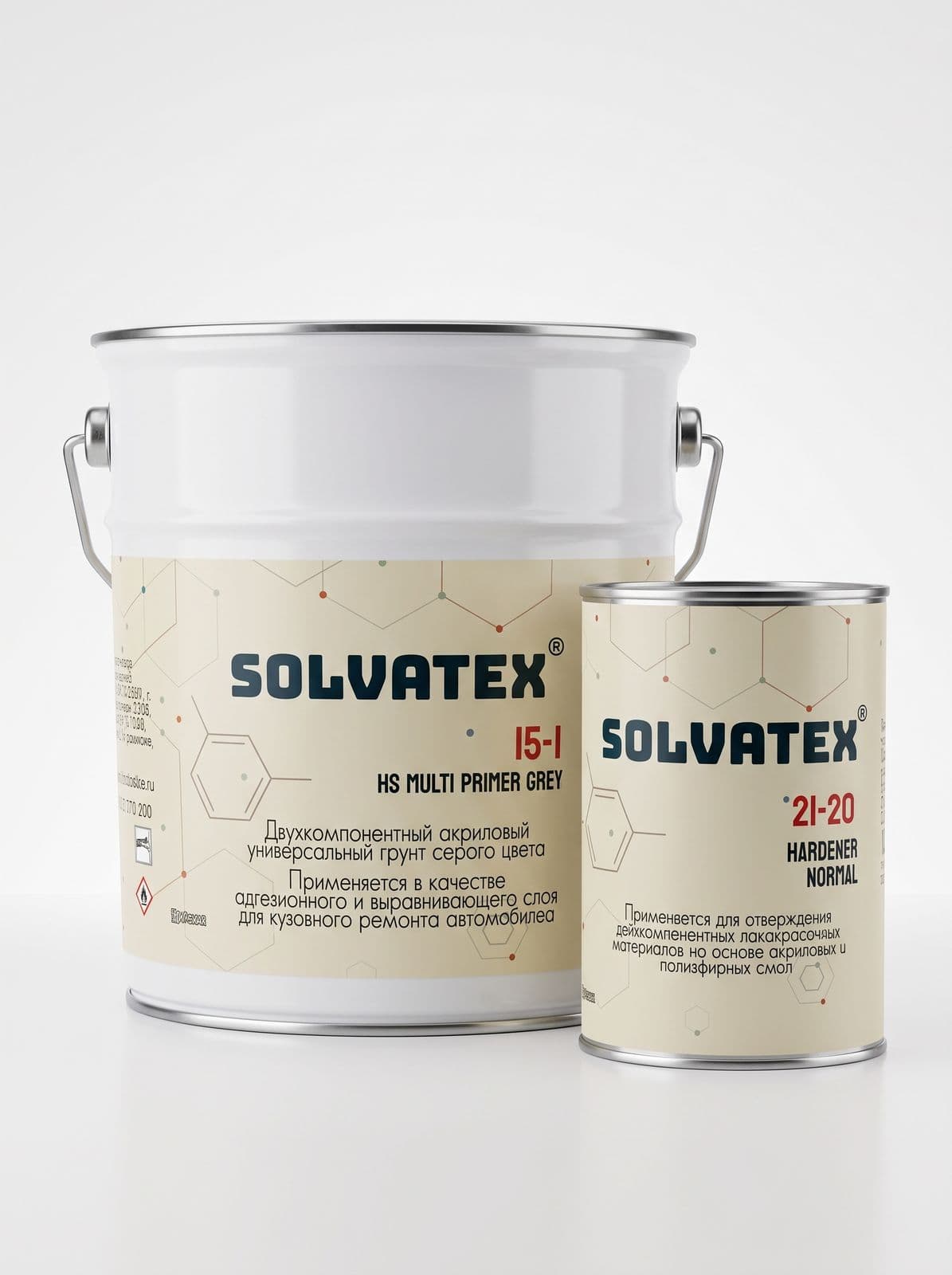 SOLVATEX Грунт 15-3 HS MULTI PRIMER, 4+1л (Белый)