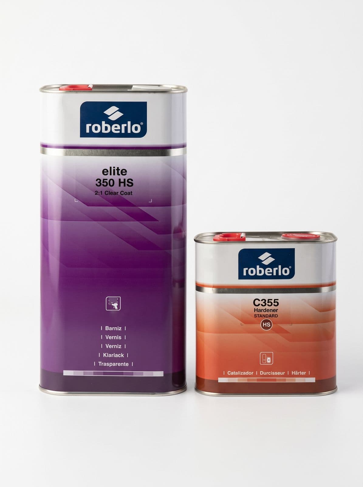 ROBERLO ELITE 350 HS Акриловый лак + C355 стандартный отв. 5 + 2,5 л