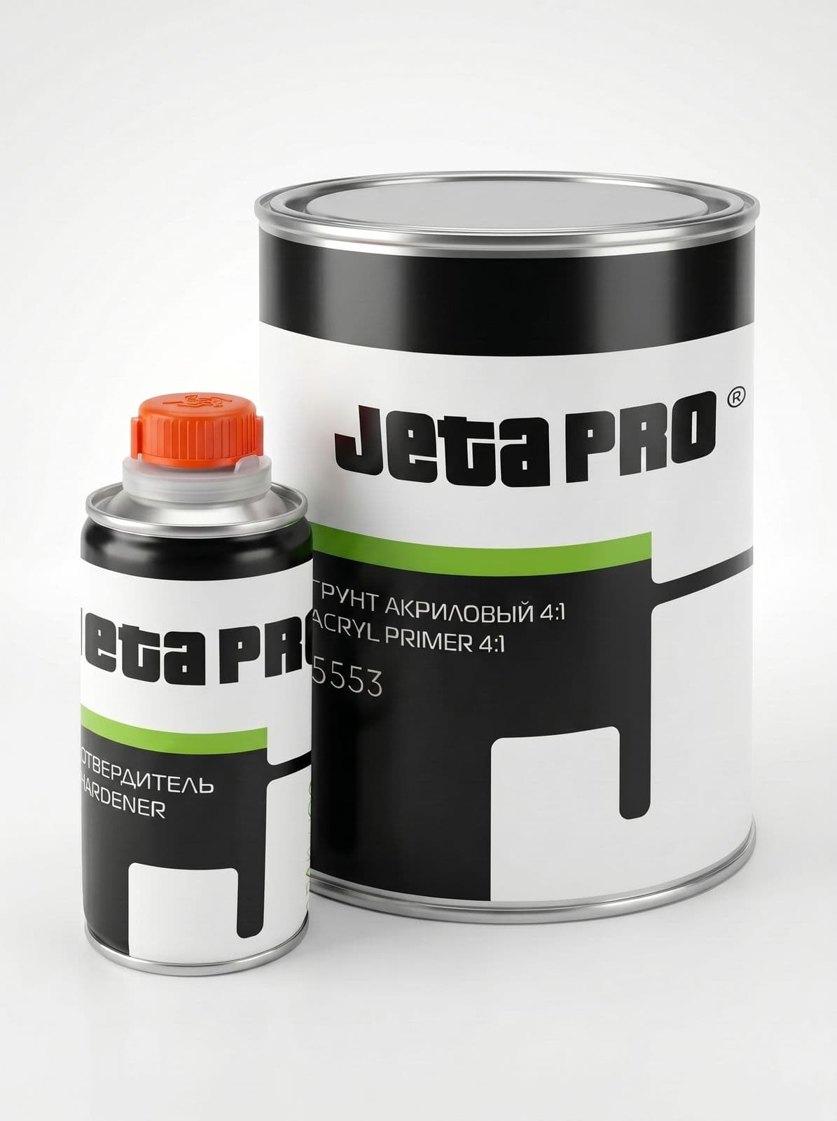 JETA PRO 5553 Грунт акриловый 4:1 0,8 л + отв. 0,2 л (Белый)