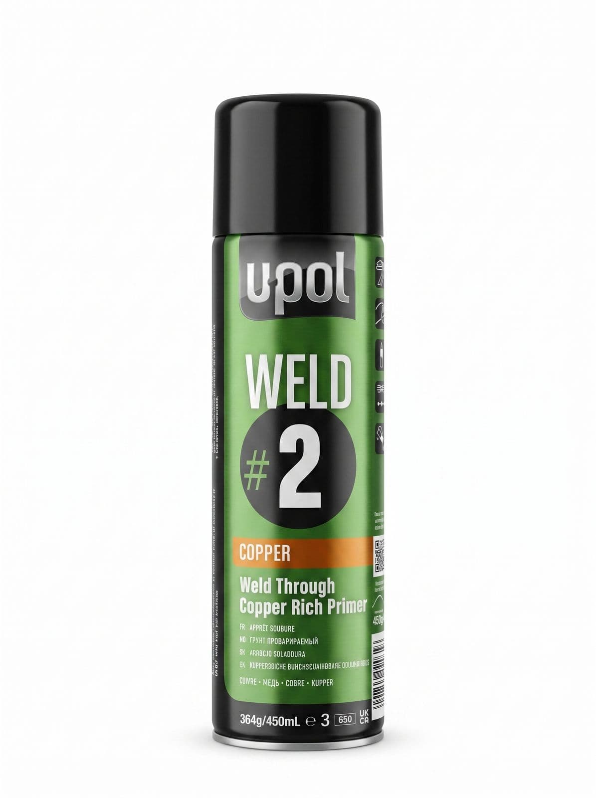 U-POL WELD #2 Грунт провариваемый (медь) аэрозоль
